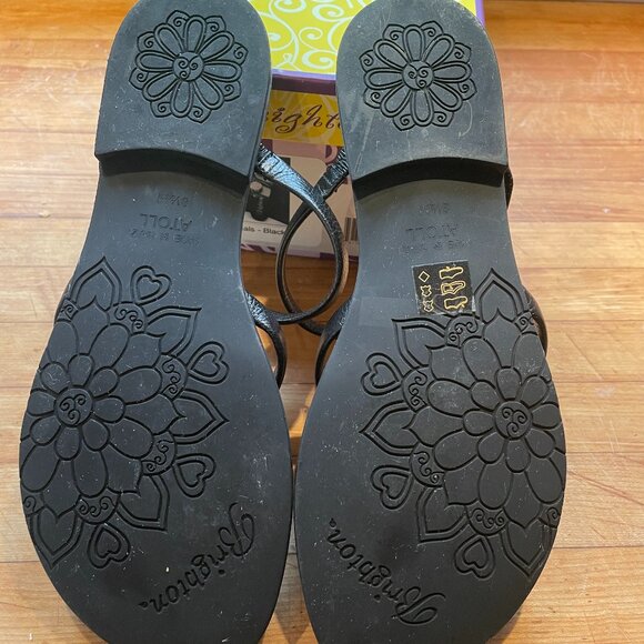 BRIGHTON Atoll Thong Sandals - Like NEW in box - Worn once 8.5 - Picture 2 of 3
